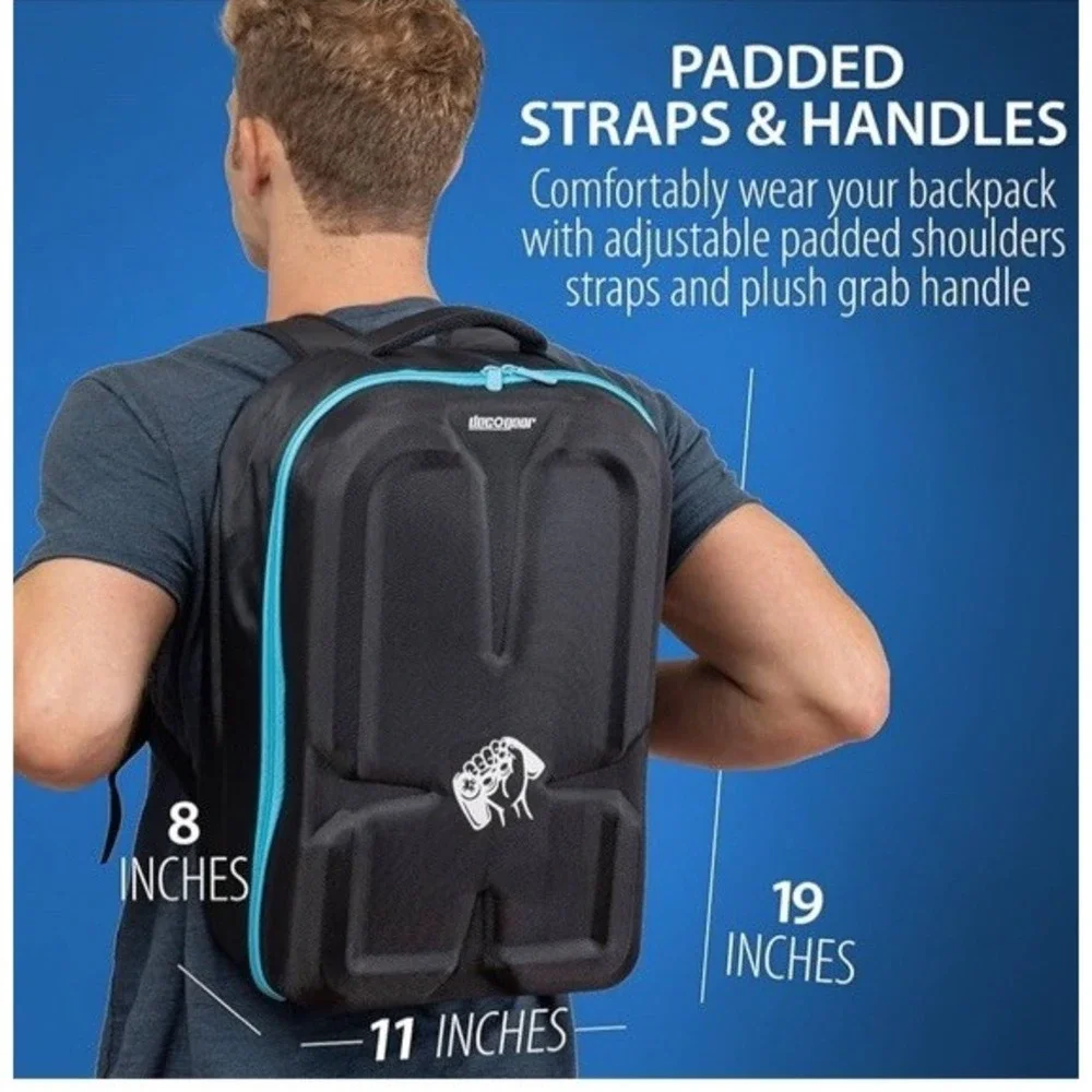 Deco‎ Gear Hardshell Game Console Backpack Travel Bag Travel Carrying Case PS5